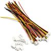 20PCS 10Pairs JST-XH Connector Kit, XH 2.54mm 3 Pin Header Male and Female Connectors Plug Adapter with Flat Wire Cable 200mm 26AWG Compatible with JST XH - 20CM view 2