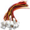 20PCS 10Pairs JST-XH Connector Kit, XH 2.54mm 3 Pin Header Male and Female Connectors Plug Adapter with Flat Wire Cable 200mm 26AWG Compatible with JST XH - 20CM view 3