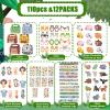 110 Pcs Jungle Safari Party Favors,Animal Theme Party Surprised kit,Wildlife Gift Party Birthday Decorations,Safari Gifts Bags Fillers Stuffers,Birthday Gifts For Boys and Girls view 2
