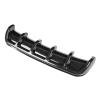 Bright Black/Carbon Pattern Universal Car Rear Bumper Shark Fin Spoiler Lip Protection Diffuser Deflector Bumper Chassis Spoiler(Matte Black) view 3