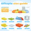 Elftopia 10-Piece Foam Climbing Blocks with Ramp & Stairs for Toddlers,Soft Play Gym Set,Foam Toddler Climbing Toys for Indoor Crawling,Sliding & Creative Play-Dynamic Color view 2
