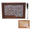 20000 Dollar Wooden Money Bank - Savings Challenge Box with Reusable Acrylic Board, for Kids & Boys (Color: Brown, Size: $1000) view 1