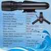 2025 Motorized Inflatable Ride-On Watercraft Pool Float - Summer Electric Motor Boat Jet Ski Inflatable Foldable Boat With 500w Underwater Scooter,Detachable Dual-Fin,PVC Material ,Boat+Thruster view 4