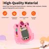 Case for Tamagotchi Nano with Lanyard  Cute Cartoon Silicone Protective Cover for Kids, Soft & Shockproof Shell for Tamagotchi Virtual Pet Keychain, Anti-Drop Holder Accessory (Pink) view 2