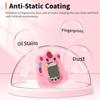 Case for Tamagotchi Nano with Lanyard  Cute Cartoon Silicone Protective Cover for Kids, Soft & Shockproof Shell for Tamagotchi Virtual Pet Keychain, Anti-Drop Holder Accessory (Pink) view 3