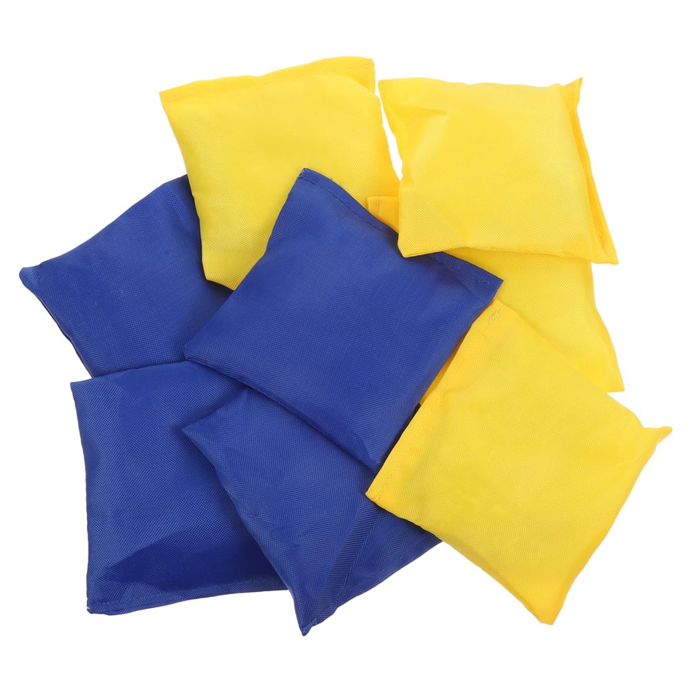 8Pcs Outdoor Bean Bag Toss Game for Fun Interactive Tossing for Parties andPicnics Durable Canvas andMaterials andBean Bags for Family Games