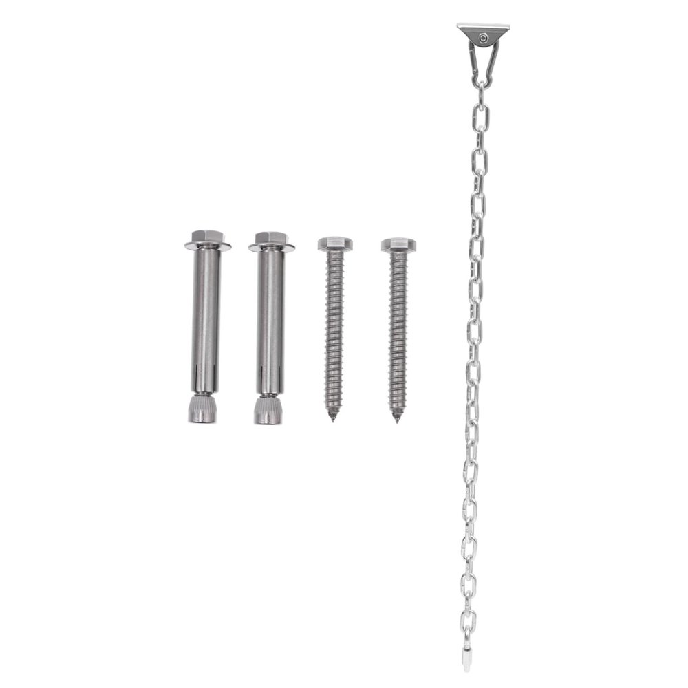 1Set Suspension Hook for Hammock Swing Hanging andFixed Chain Fitting Excellent Load Bearing Capacity Easy Installation Versatile for Outdoor