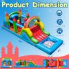25FT Commercial Inflatable Obstacle Course Bounce House for Adult Big Kids, 100% PVC Bounce House with Water Slide Dual Racing Tunnel, Climbing, Splash Water Pool Heavy Duty Outdoor Party 25x8x8FT view 2
