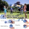 kingroad Flying orb Ball Toy2025 Upgraded Built-in RGB Lights 360Rotating Hover Boomerang Galaxy Ball Outdoor Toy for Kid Adult Playing, Fly Spinner Toys Floating Space orb UFO Drone-Blue view 4