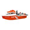OYDL 1:32 Scale RC Rescue Boat, 2.4GHz Waterproof Remote Control Tugboat Simulation 8KM/H High-Speed Racing Boat for Pools & Lakes Fun Gift for Adults Teens view 1