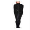 Latex Catsuit Black Latex Sleeping Bag Bodybag With Inner Sleeve Back Zipper Rubber Sleepsack 0.4mm,Black,XL view 2