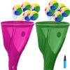 Cotozic Pants Outdoor Game, Oversized Pant Yard Game for Adults, Super Pants Challenge Games with Balls, Family Reunion Games (Red + Green) view 1