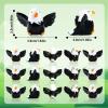 40 Pack Mini Resin Bald Eagles, Wildlife Bald Eagle Figurines Statues Party Decor for Outdoor Garden, Lawn Displays and Independence Day Celebrations view 2