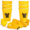 Dice Splash  Competitive Pool Game for Adults, 24 Players, Oversized Floating Dice Set with Cups & 20ft Divider, Pool Party Game view 1