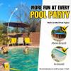 Dice Splash  Competitive Pool Game for Adults, 24 Players, Oversized Floating Dice Set with Cups & 20ft Divider, Pool Party Game view 3