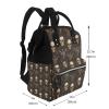 Baby Doll Diaper Bag Backpack - Pirate Style Skull Print Mommy Bag, Tactical Infant Baby Backpack, Fashion Travel Hiking Toddler Tote Nursing Nappy Bags for Dad Mom Women Men view 2