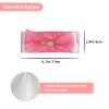 PEGQCVAM Blooming carnations Baby Bow Headband. Comfortable baby headband, suitable for daily wear and photo props. view 3