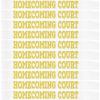 10 Pcs Homecoming Court Sashes with Gold Glitter, White Homecoming Court Sash for Homecoming King and Queen Sashes Cosplay Pageants Homecoming Party Dance Graduation Party Favors view 1