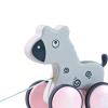 Pull Along Toy Pull Toys, Cartoon Walking Toy with String for Holidays, Horse view 4