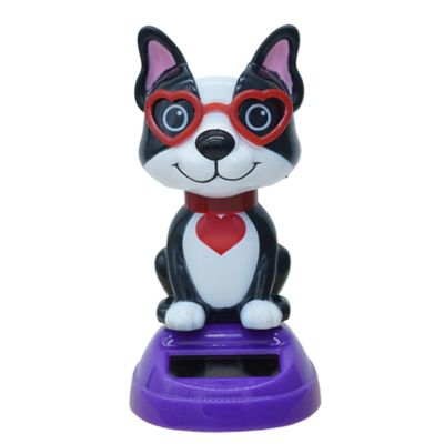 Solar Powered Dancing Animals - Decorative Animal Dashboard Ornament | Solar Toy, Valentine's Day Desktop Ornament, Dancer Figure for Window Car Dashboard Decor