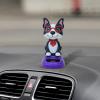 Solar Powered Dancing Animals - Decorative Animal Dashboard Ornament | Solar Toy, Valentine's Day Desktop Ornament, Dancer Figure for Window Car Dashboard Decor view 2