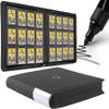 D DACCKIT Top Loader Binder 12 Pocket - Fits 480 Cards12 Pocket Top Loader Binders for Cards with Sleeves Compatible with 3" X 4" Rigid Card Holders for Trading Cards or Sports Cards - Classic Black view 1