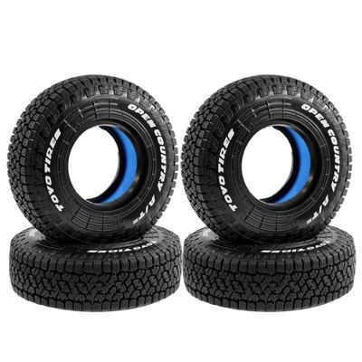 1.9 inch RC Crawler Double Lined Tires OD:105mm,EVA+Foam liner For 1/10 RC Crawler car e.g. TRX-4 D90 BALOCH KO3 TF2 VS4-10 Tamiya CC01 Enduro 90047 SCX10III Gen8 W229/4 Pcs