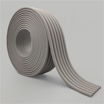 10-Foot Long Bumper Strip (3M)Adhesive-Free & Residue-Free Edge Guardfor Bay Windows, Door Frames, Wall Corners, Furniture EdgesHome Safety Anti-Collision Protection(Gray)