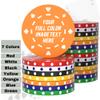50-500 Custom Poker Chips, 40mm 11.5 Gram Clay Casino Chips with Your Logo, Text or Image, Personalized Drink Tokens for Bar, Party, Tournaments, Golf Club or Events (Orange) view 3