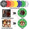50-500 Custom Poker Chips, 40mm 11.5 Gram Clay Casino Chips with Your Logo, Text or Image, Personalized Drink Tokens for Bar, Party, Tournaments, Golf Club or Events (Orange) view 4