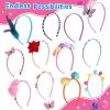 Adinomiency DIY Headband Making Kit for Kids Arts and Crafts - 50+ Pieces to Create 12+ Headbands, Birthday Party Gift, Holiday Gifts for Ages 5-12, Ideal for Party Supplies & Creative Activity view 3