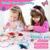 Adinomiency DIY Headband Making Kit for Kids Arts and Crafts - 50+ Pieces to Create 12+ Headbands, Birthday Party Gift, Holiday Gifts for Ages 5-12, Ideal for Party Supplies & Creative Activity view 4