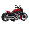 1: 12 Scale Pull Back Motorcycle Toy with Music Light Alloy Motorcycle Model for Boys Girls (Red) view 1
