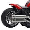 1: 12 Scale Pull Back Motorcycle Toy with Music Light Alloy Motorcycle Model for Boys Girls (Red) view 4