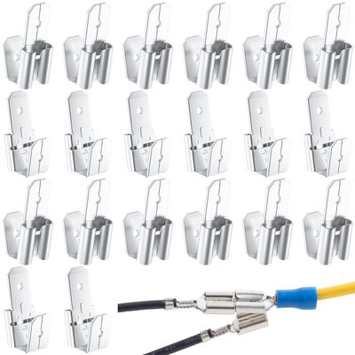 Wire connectors,Electrical Wire Connectors,Connector Block,Dual Male Piggyback Spade Connectors, 3 Way Electrical Female Male Spade Crimp Terminals
