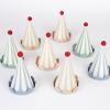 Meri Meri Birthday Party Hats, Pack of 8 Bright and Colorful Cone Birthday Hats for Kids & Adults view 1