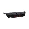 Carbon Fiber Car Rear Bumper Diffuser Lip Spoiler Compatible for BMW X6 E71 2008-2014 Racing Rear Diffuser Apron Protector FRP Black(Carbon with Hole) view 1