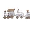 Christmas Decoration Train, Christmas Wooden Train Decorations, Centerpieces, Train Decoration Set for Indoor Festival, D view 4