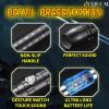 XIUCAI RGB Motion-Sensing Lightsaber, with 6-Axis Gyroscope, Metal Hilt, 12 Sounds 15 Colors, USB Rechargeable, Holiday & Birthday Gifts for Adults and Kids,Gray view 2