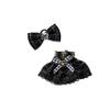 Clothes Set for 17cm Dolls, Skirt Set for 17cm Accessories Suit, Cute Clothes for Dress up Unique Style (Black A) view 1