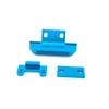 YRhXAF Metal Upgrade Modification Front Bumper Compatible with 1/14 144010 144001 144002 1/12 124017 124019 RC Car Parts(Blue Set) view 3