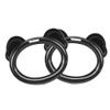 2 Pieces Gymnastics Rings Training Rings for Kids Multifunction Nonslip Handle Exercise Rings Pull Up Rings for Workouts, ONlY Gymnastic Rings view 1