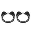 2 Pieces Gymnastics Rings Training Rings for Kids Multifunction Nonslip Handle Exercise Rings Pull Up Rings for Workouts, ONlY Gymnastic Rings view 3