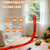 16 Ft Race Track Toys for Kids, Flexible Race Car Ramp Track with 4 Race Cars and 10 Suction Cups, Compatible with Hot Wheels and Diecast 1/64th Cars for Ages 3+ Year Old view 2