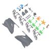 Alomejor Ocean Theme Racing Tracks Toy, Flexible Play Set with 10 Tracks and 6 Bridges, DIY Educational Car Toy for Toddlers Ages 3-5 view 2