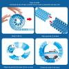 Alomejor Ocean Theme Racing Tracks Toy, Flexible Play Set with 10 Tracks and 6 Bridges, DIY Educational Car Toy for Toddlers Ages 3-5 view 3