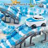 Alomejor Ocean Theme Racing Tracks Toy, Flexible Play Set with 10 Tracks and 6 Bridges, DIY Educational Car Toy for Toddlers Ages 3-5 view 4