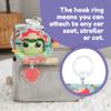 Lamaze Finlees Look Book - Interactive Crinkle Book for Sensory and Developmental Play - Clip on for Stroller, Car Seat or Diaper Bag - High Contrast Touch and Feel Baby Books - Ages 6 Months and Up view 4