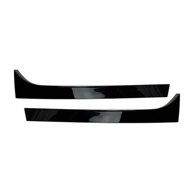 2pcs Gloss Black ABS Car Rear Window Spoiler Side Wing Trim Cover For Skoda Superb 2008-2015