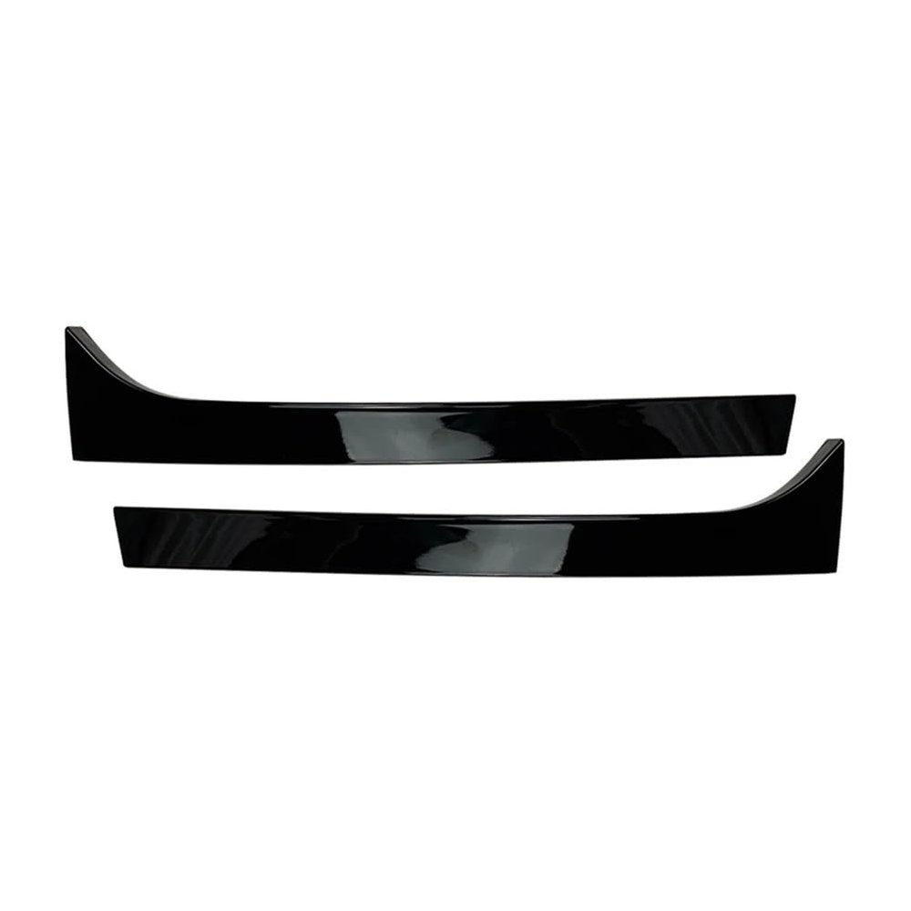 2pcs Gloss Black ABS Car Rear Window Spoiler Side Wing Trim Cover For Skoda Superb 2008-2015